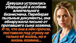 Жизненные истории/Девушка устроилась уборщицей в особняк к влиятельному бизнесмену