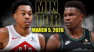 06.03.2026 | ОБЗОР МАТЧА | Миннесота Тимбервулвз - Торонто Рэпторс | Highlights
