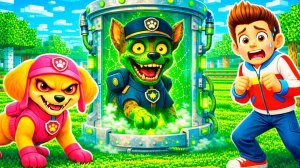 СКАЙ EXE ЗАРАЗИЛА ЩЕНЯЧИЙ ПАТРУЛЬ и НАПАЛА на ГОНЩИКА АПОКАЛИПСИС МОНСТРОВ в МАЙНКРАФТ МУЛЬТИК