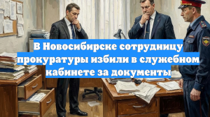 В Новосибирске сотрудницу прокуратуры избили в служебном кабинете за документы