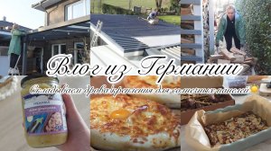 VLOG🇩🇪: КАК ТАКОЕ МОЖНО ЕСТЬ🙈😖ПЕКУ ХАЧАПУРИ 🤤СЛАДОСТИ ИЗ ФИННИКОВ🤌много дел переделали
