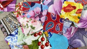 Лоскутками можно рисовать: акварельная сумка DIY мастер-класс