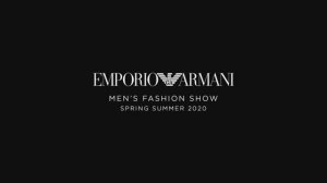 Показ мужской коллекции Emporio Armani весна-лето 2020