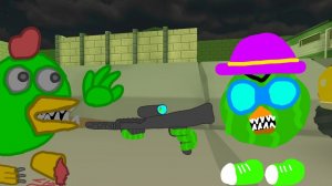 1 СЕРИЯ (Ядерная Весна)арбузик против зомби 🧟