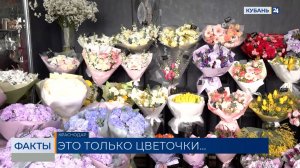 Стоимость цветов на Кубани к 8 Марта выросла на 5%