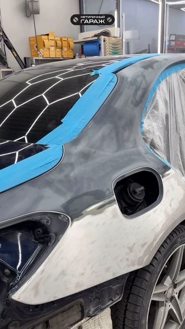 Готовим очередной Мерседес к покраске кузова