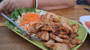 Паттайя.Встреча с друзьями..наш ужин и прогулка.