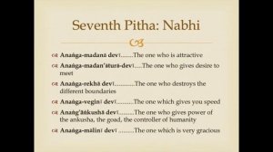 Набхи.
Шакти питхи. Питха седьмая Набхи.
Shakti Pithas. Pitha seventh Nabhi. 5:55