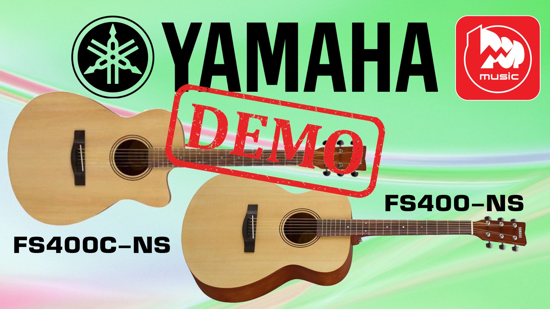 Акустические гитары Yamaha FS400C и FS400 - демонстрация звучания