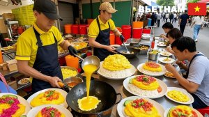 Вьетнамская уличная еда | Мастерское владение воком! Невероятный жареный рис с яйцом и лапшой