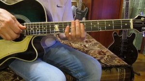 Тишина-ВИА " Ариэль" (как играть на гитаре аккорды)-