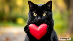 Чёрный кот Салем красавчик. ♥️♥️♥️