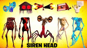 📢 СИРЕНОГОЛОВЫЙ 📢 - СОБЕРИ СИРЕНОГОЛОВОГО ПРАВИЛЬНО. SIREN HEAD - ВИДЫ.