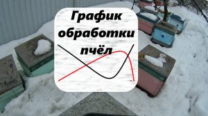 График обработки пчёл.