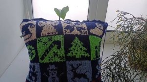 Вязание жаккарда: "Рождественская фантазия"