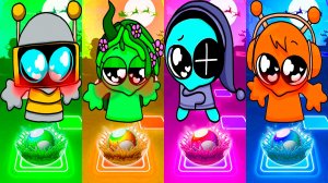 Coffin Dance Спрунки 216 уровень - Мультики про Спрунке | МУЛЬТФИЛЬМЫ SPRUNKI в Tiles Hop