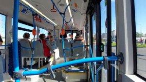 Санкт-Петербург. Поездка на электробусе ВМЗ-6215.02 «Орион» № 2530, маршрут 127