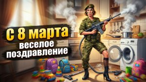 Поздравление с 8 Марта – юмористическая песня про женскую долю!