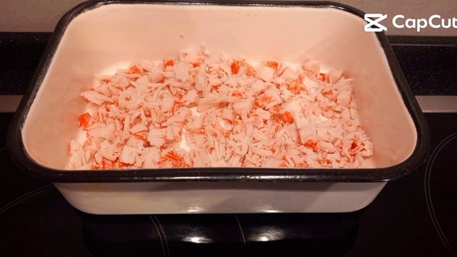 Крабовый салат🍚🦀🥚