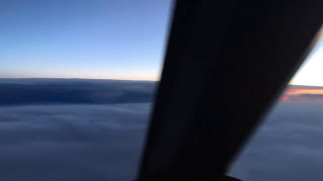 Съёмка с самолёта и часть которую не может осветить солнце