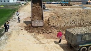 Строительство, засыпка, планировка, подготовка к установке фундамента