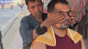 Asmr-сенсационный массаж головы для снятия тревоги и стресса с помощью горячей Канза-терапии