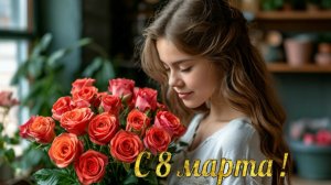 Магия женственности. С 8 марта. Трогательная музыкальная открытка.