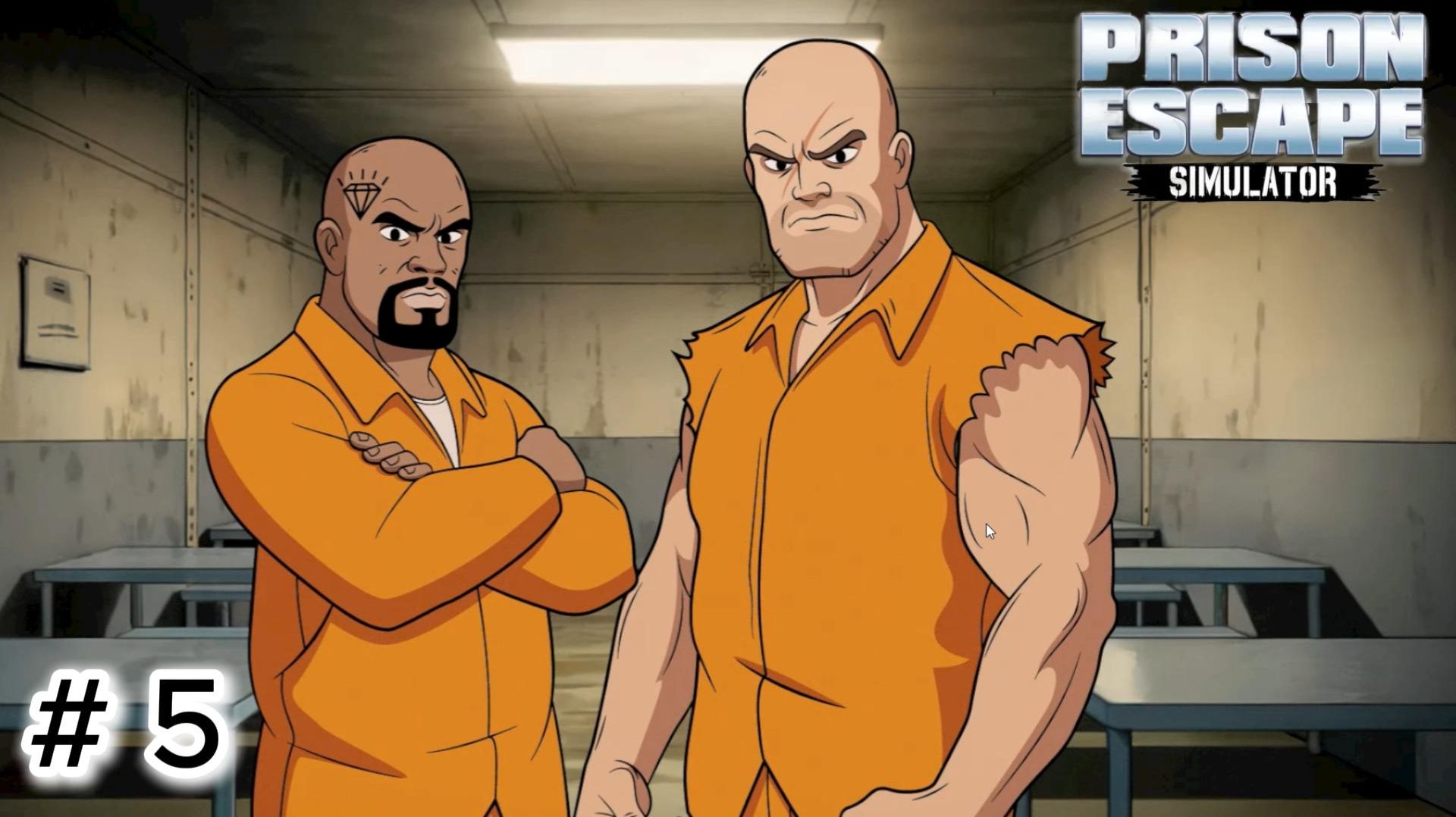 Prison Escape Simulator #5 ПРОКАЧКА ПО ПОЛНОЙ