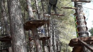 Верёвочный парк "Вертикаль" в ВДЦ Орлёнок - любимое развлечение ребят в детском лагере.