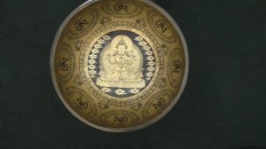 Поющая чаша Бутанская 21 см, Соль# 202 Гц, Ре 589 Гц