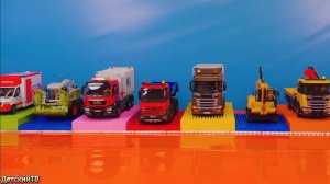 Угадай Машину и Профессию! Грузовики и Транспорт для Детей | Развивающий Мультик