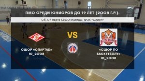 Финал 4-х Первенства Московской области среди юниоров до 19 лет (2008 г.р. и моложе)