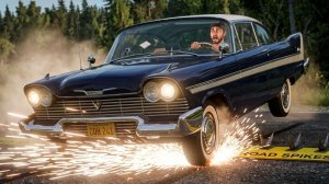 BeamNG Drive - Массивная авария с использованием шипованной ленты и столкновения автомобилей