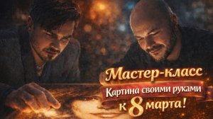 Мастер-класс Картина своими руками к 8 марта !