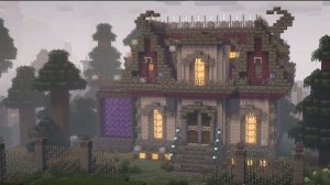 🪦 Мастер-класс по Minecraft: как построить дом с привидениями на Хэллоуин 👻