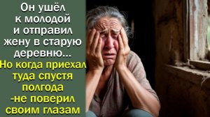 Он ушёл к молодой и отправил жену в старую деревню, Но когда приехал туда спустя полгода...