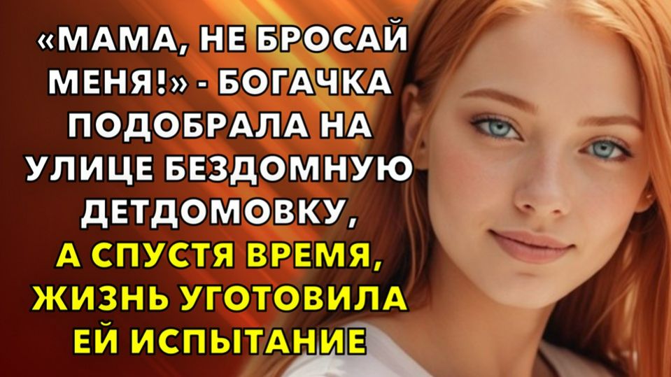 Жизненные истории | «Мама, не бросай меня!» — Богачка подобрала на улице бездомну | Истории из жизни