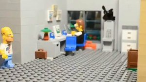 Лего Симпсоны - Если бы Гомер работал в офисе