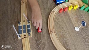 Деревянная железная дорога. Новая трасса😊