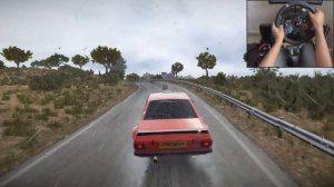 Ford Escort Mk II на гравии 🔥 Dirt 4 на Logitech G29 🏁