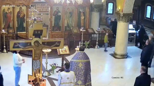 Всенощное бдение. Неделя 2 Великого поста 07.03.2026 смотреть онлайн