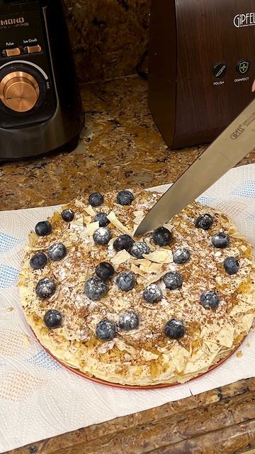 ПП - творожный Наполеон на тофу.🍰Идеально для поста и стройной фигуры!