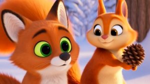 Лисёнок и белочка. Мультфильм для детей.