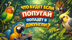 ЧТО БУДЕТ ЕСЛИ ПОПУГАЙ ПОПАДЁТ В ДЖУНГИ