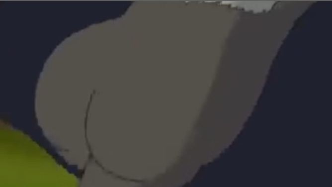 Marina the bat butt animation Ivan Tsarevich and the Grey Wolf 2