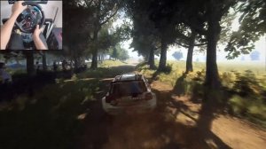 VW Polo GTI R5 на гравии 🔥 Dirt Rally 2.0 на Logitech G29 🏁