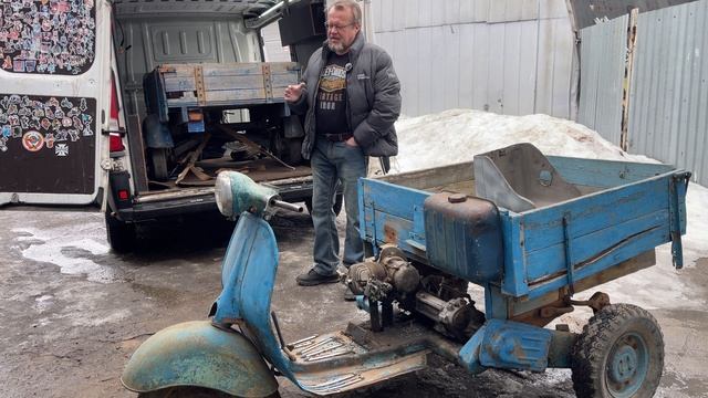 Купили 2 грузовые вятки МГ-150 под восстановление.