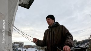 Колокольный звон, Матвей Елисеев. Звонница церкви Успения Богородицы с Пароменья (Псков), 8.01.2025