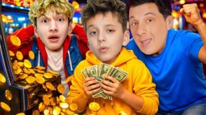 Попали на Аттракционы На Один День! Кто НАСТРОЕН Только На ПОБЕДУ?