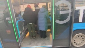 электробус КамАЗ 52222 борт 492232, маршрут 100